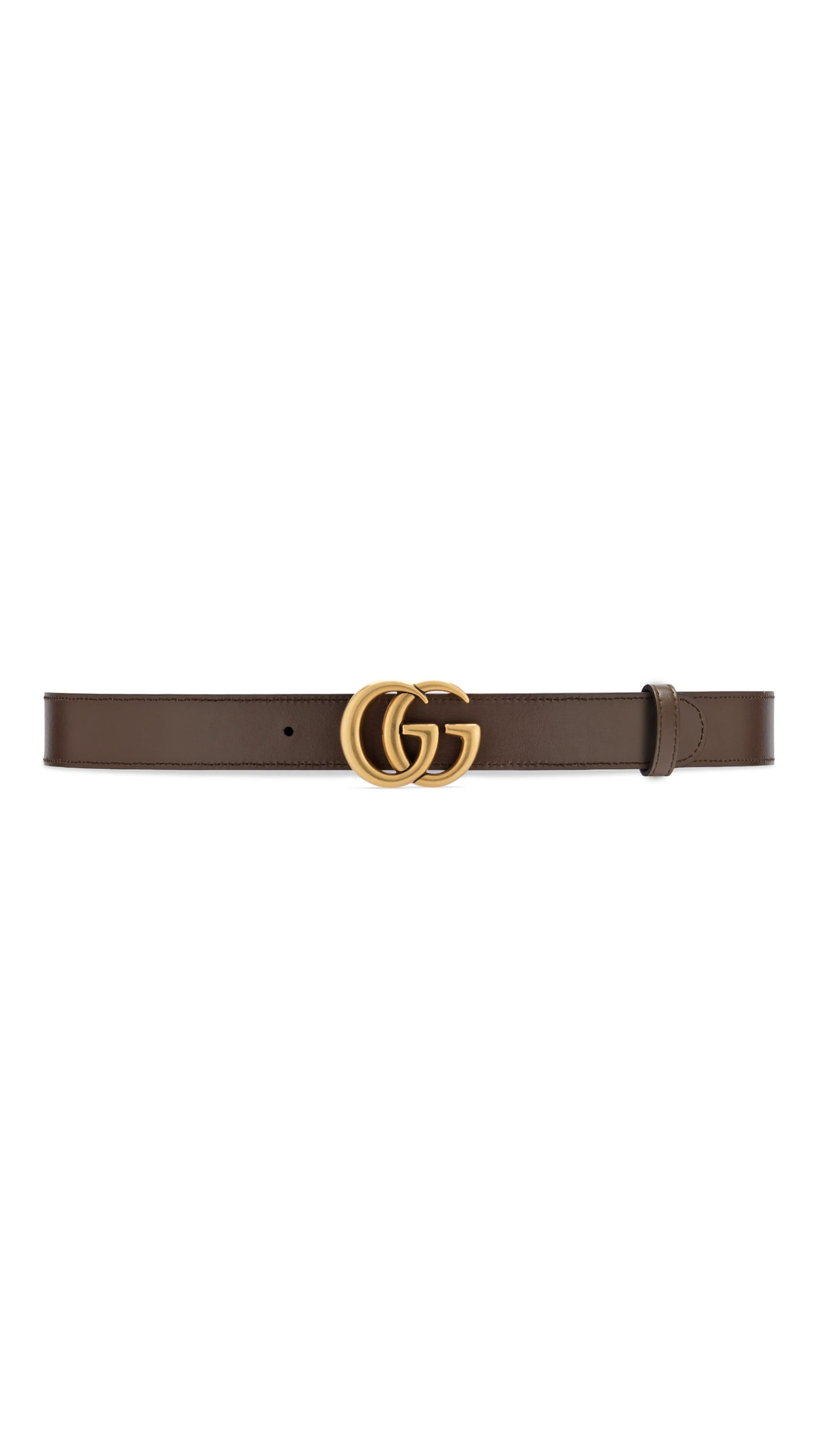 GG Marmont Reversible Belt - Brown/Beige&Ebony