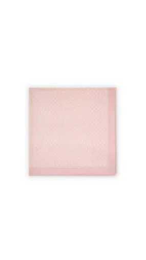 Gg Silk Cotton Jacquard Shawl - Pink