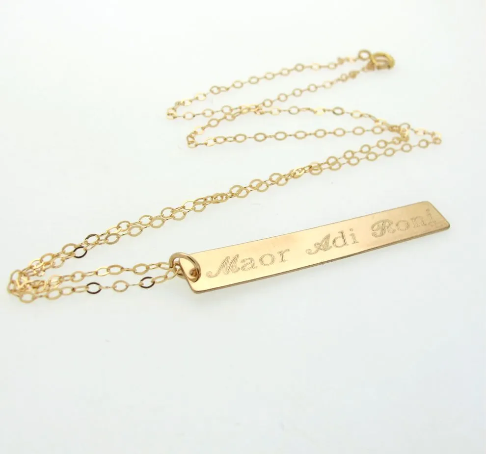 Gold Filled Layering Necklace for Mom