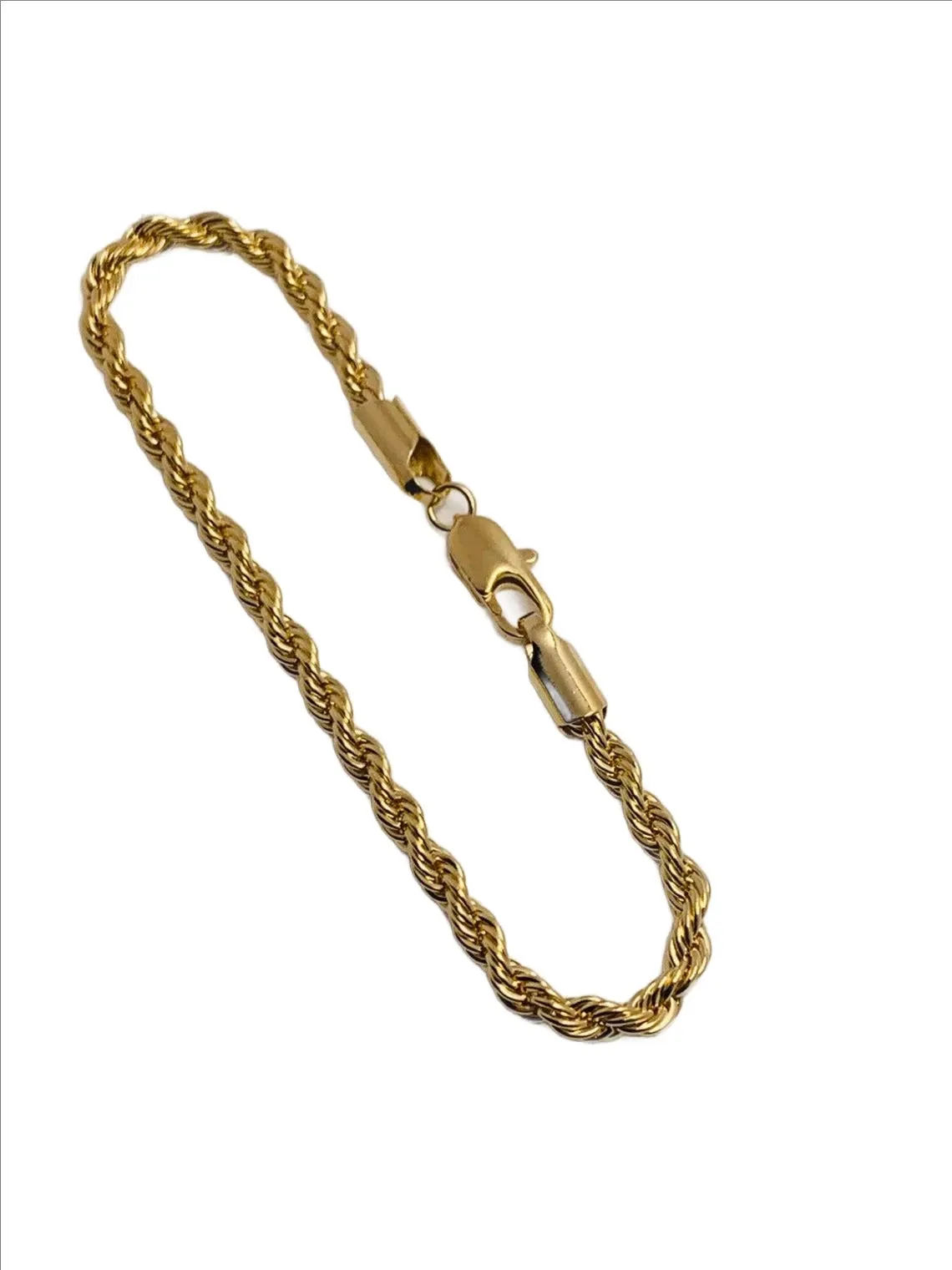 Gold Filled Rope Bracelet