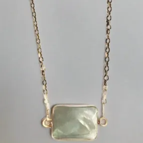 Grace Labradorite Square Pendant