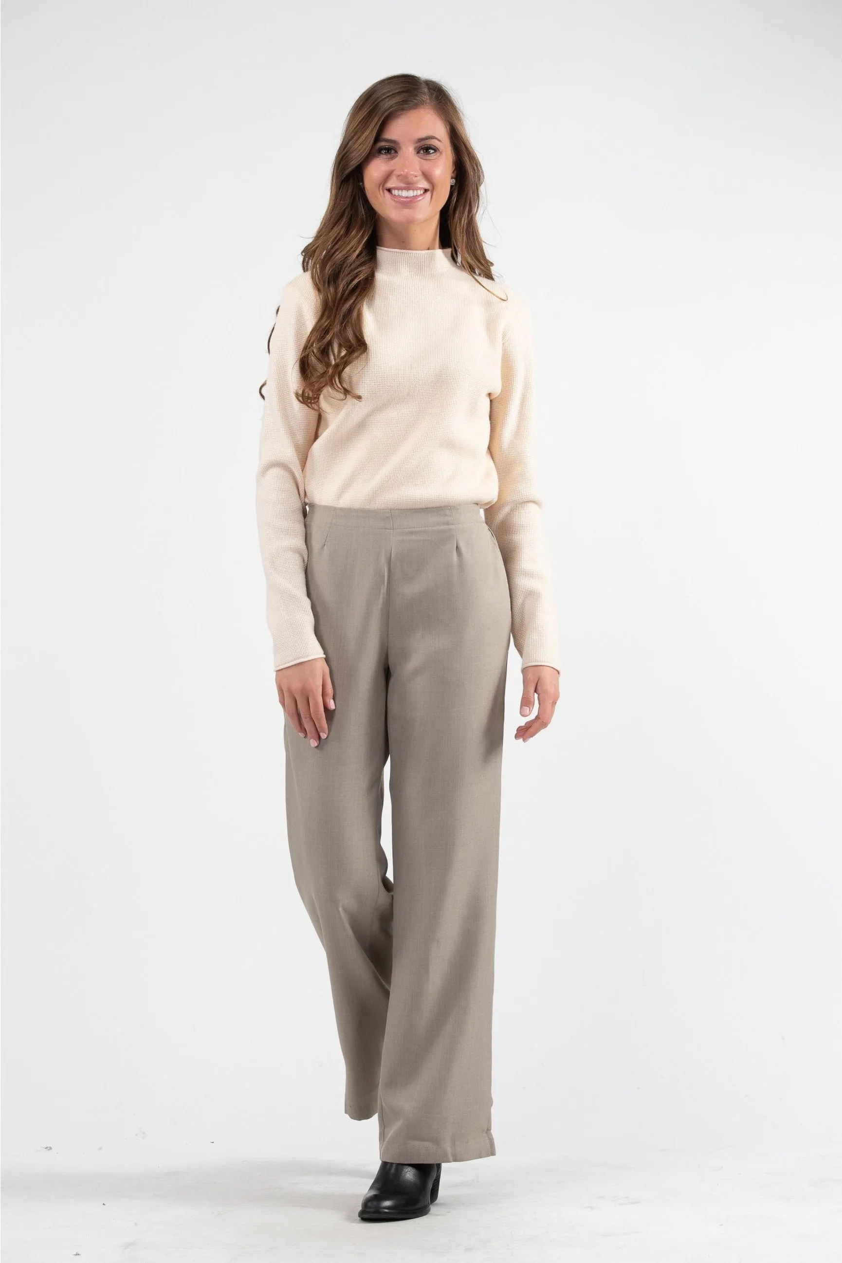 Ladies Premier Pull-On Pant Cobblestone