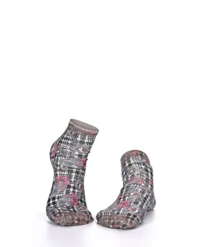 Light Grey Check Etro Socks