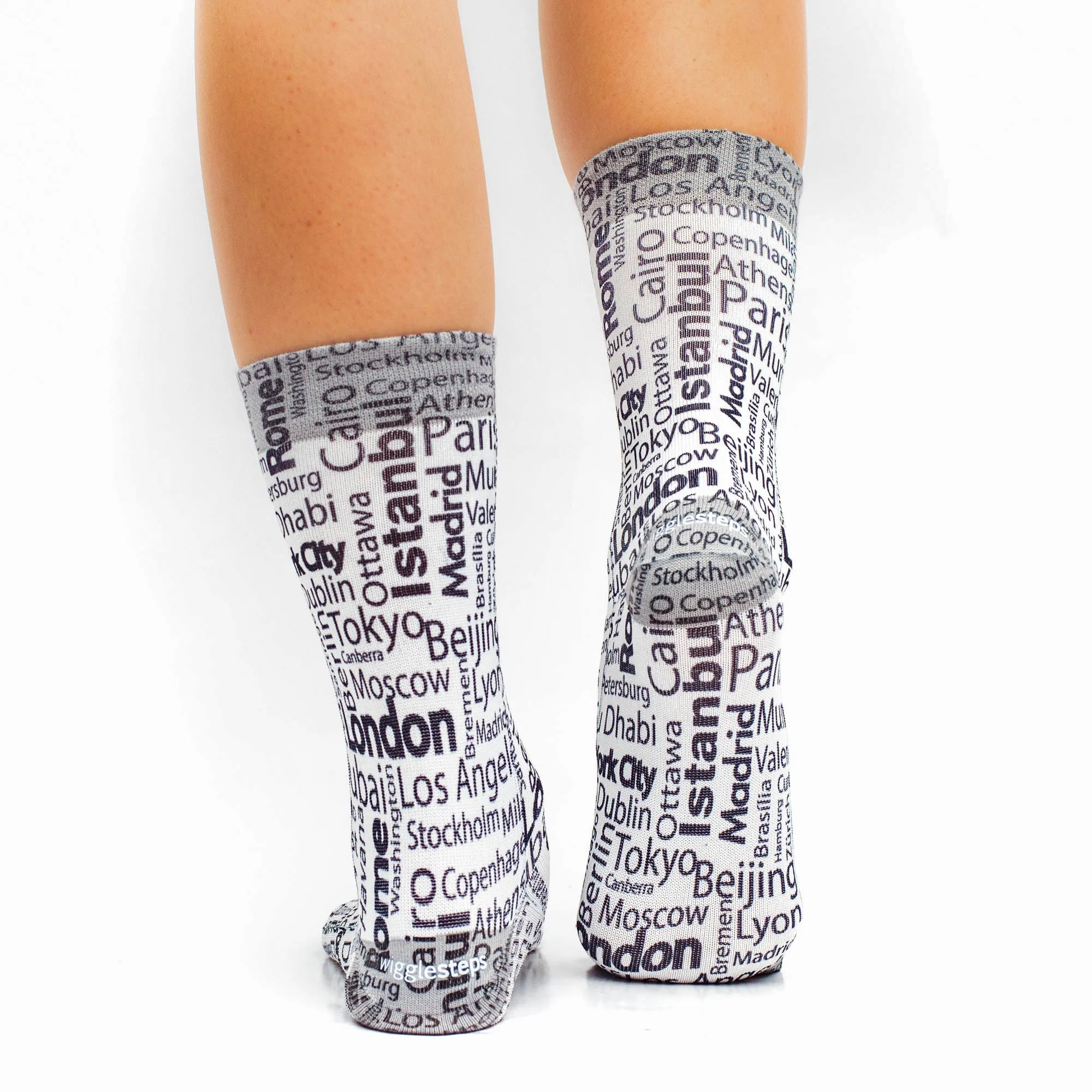 Light Grey Fav City Socks