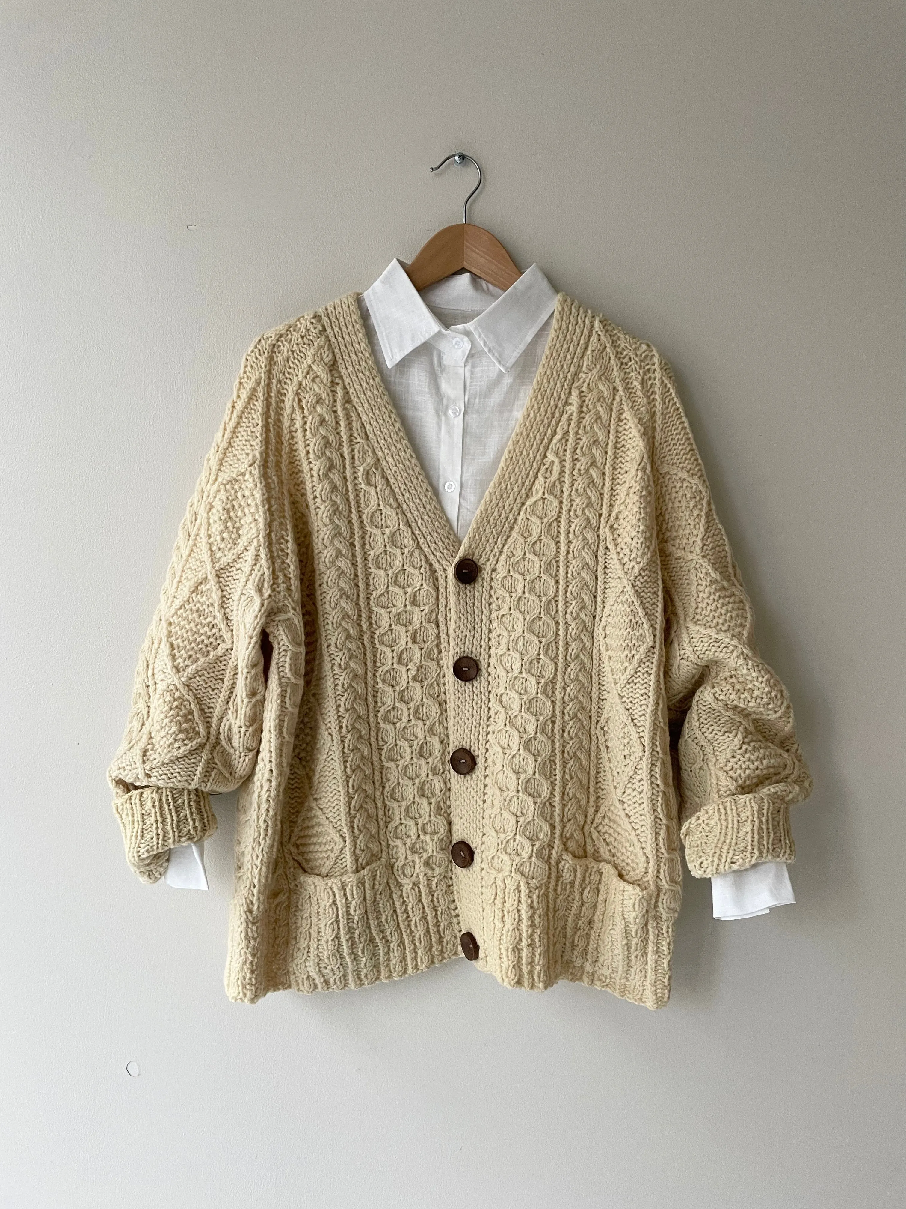 Loch Garman Irish Wool Cardigan