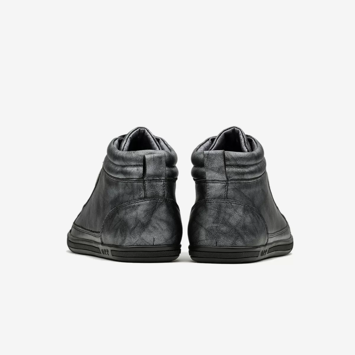 Men High-Top Shoes Black 