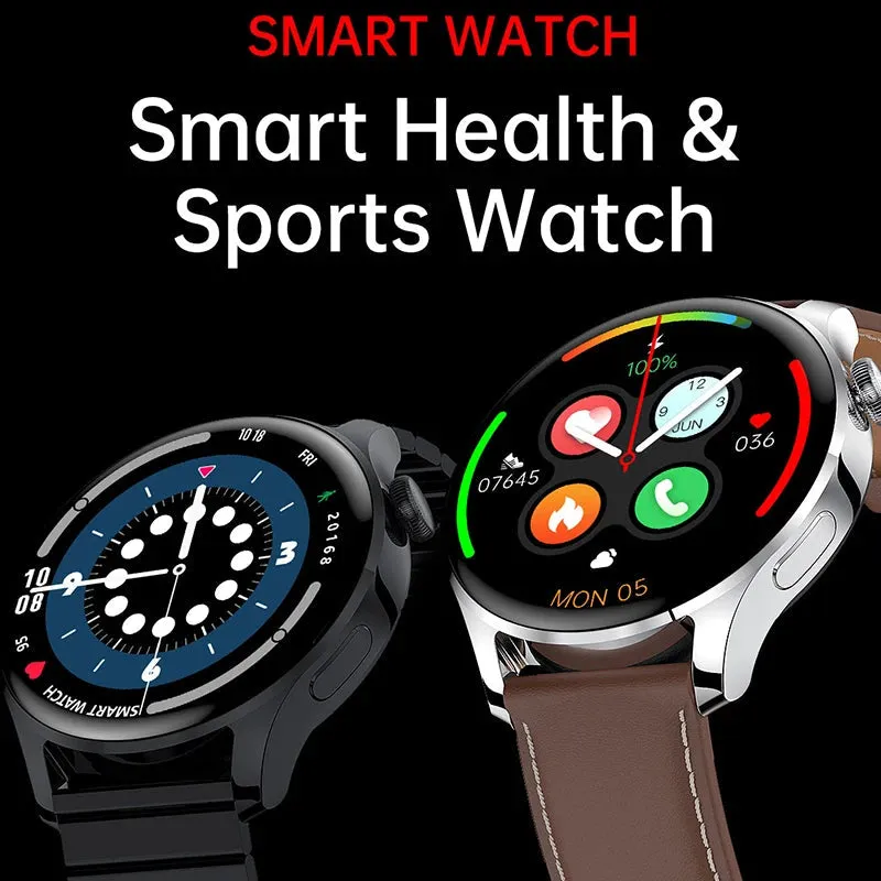 Men's Blood Pressure Monitor Play Games Music Waterproof Smartwatch