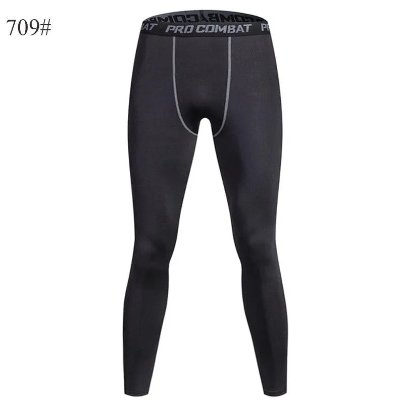 Men's Bodyboulding tights fitness Mens Compression Pants