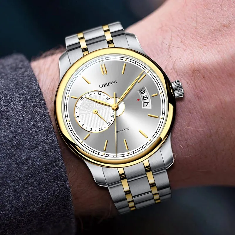 Men's Luxury Automatic Self-Wind Waterproof Business Mechanical Watch