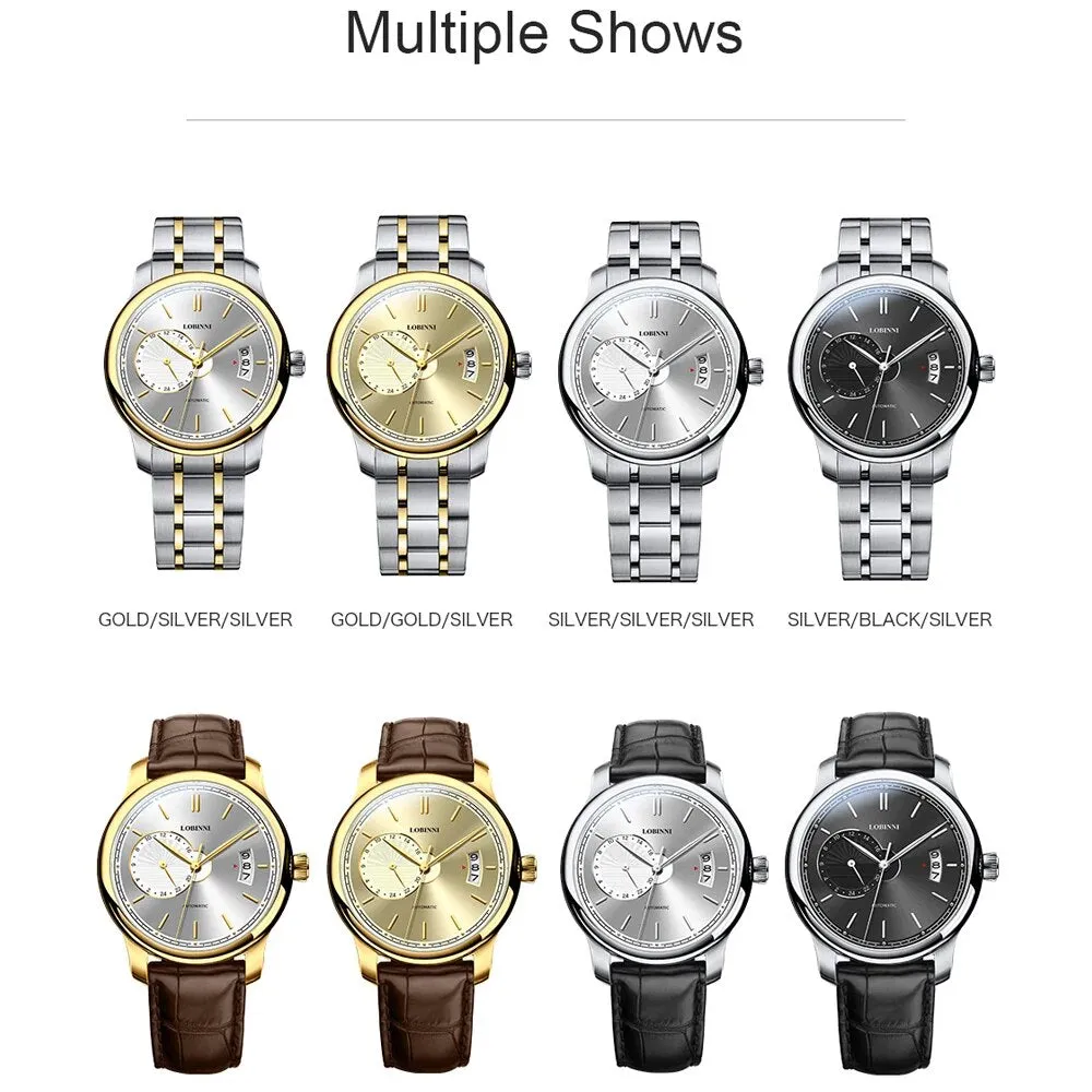 Men's Luxury Automatic Self-Wind Waterproof Business Mechanical Watch