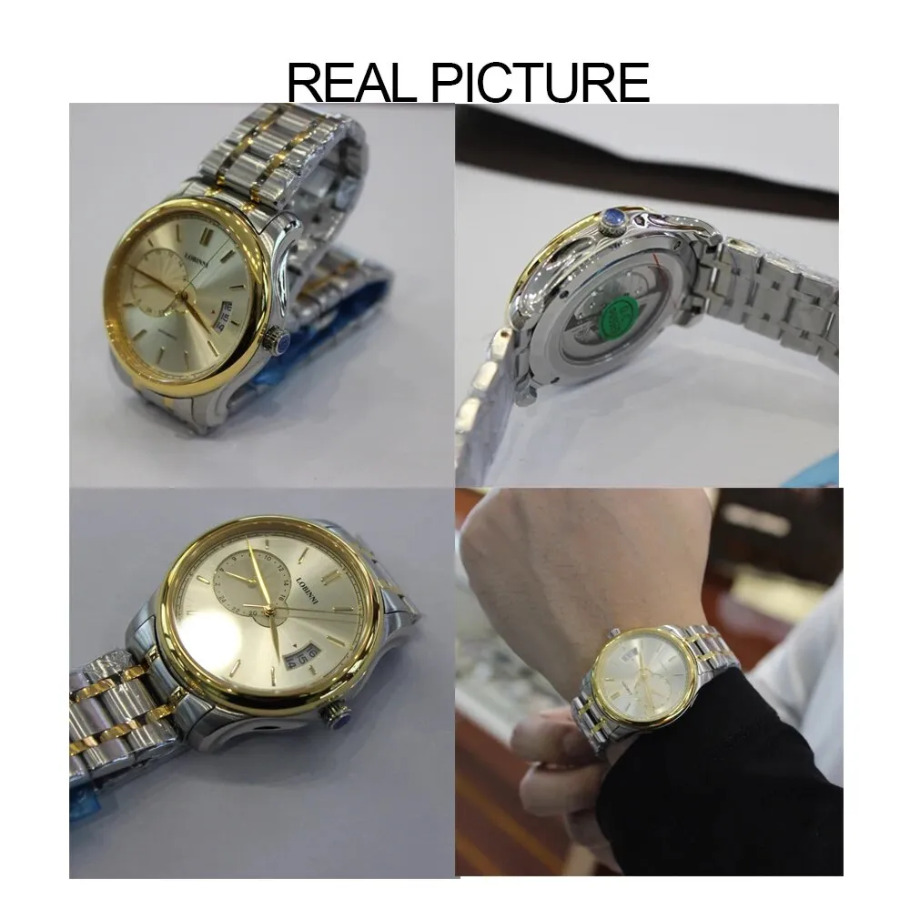 Men's Luxury Automatic Self-Wind Waterproof Business Mechanical Watch