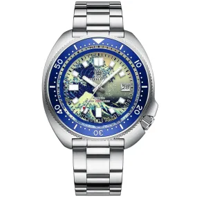 Men's Stainless Steel Sapphire Swiss Super Luminous Waterproof Watch