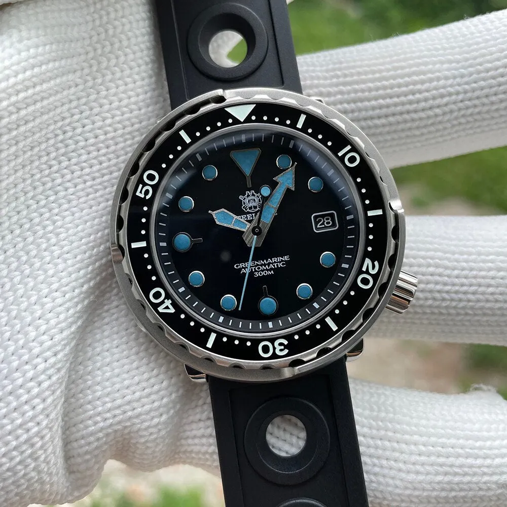 Men's Super Luminous Ceramic Bezel NH35 Movement Waterproof Watch