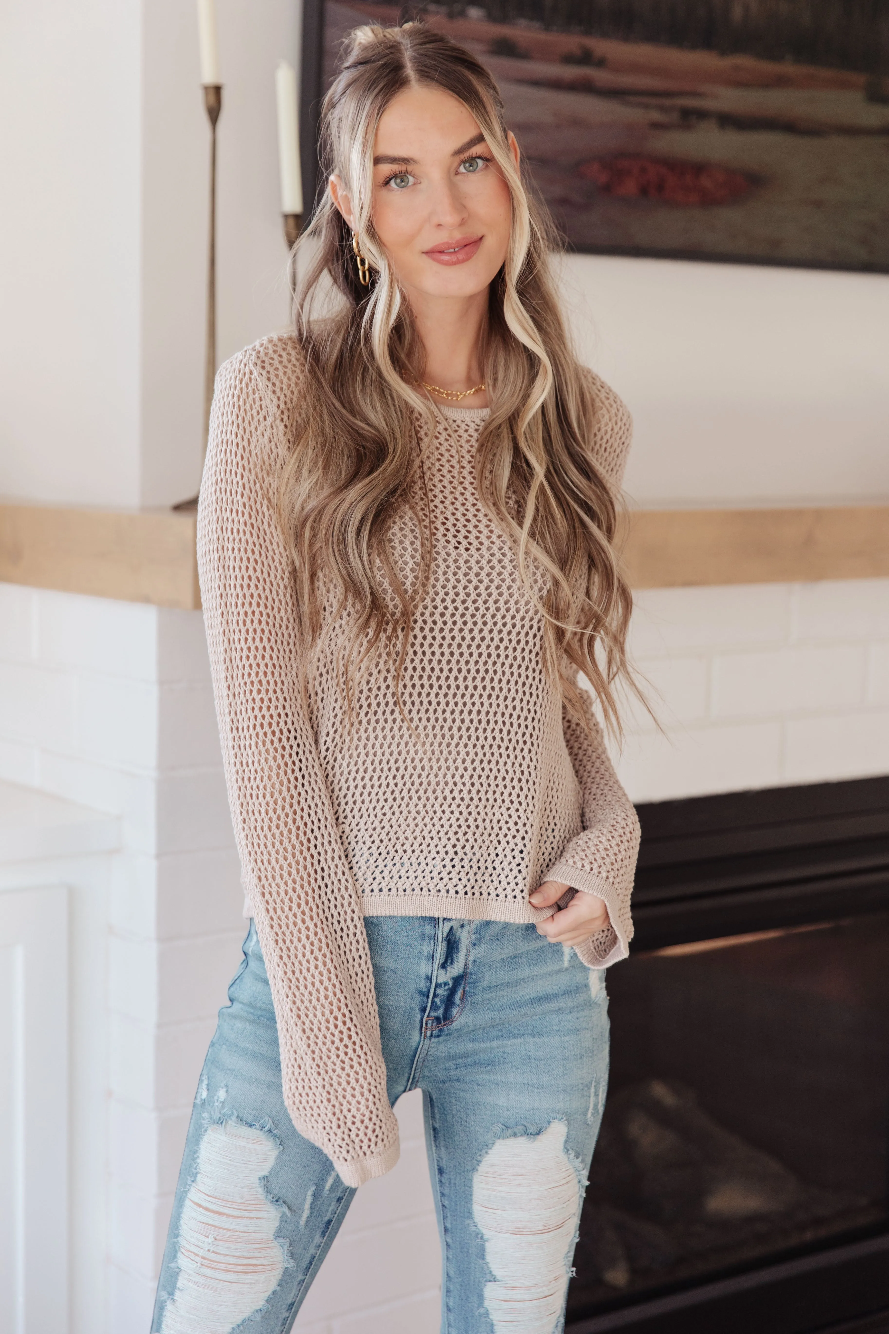 Mindy Loose Knit Top