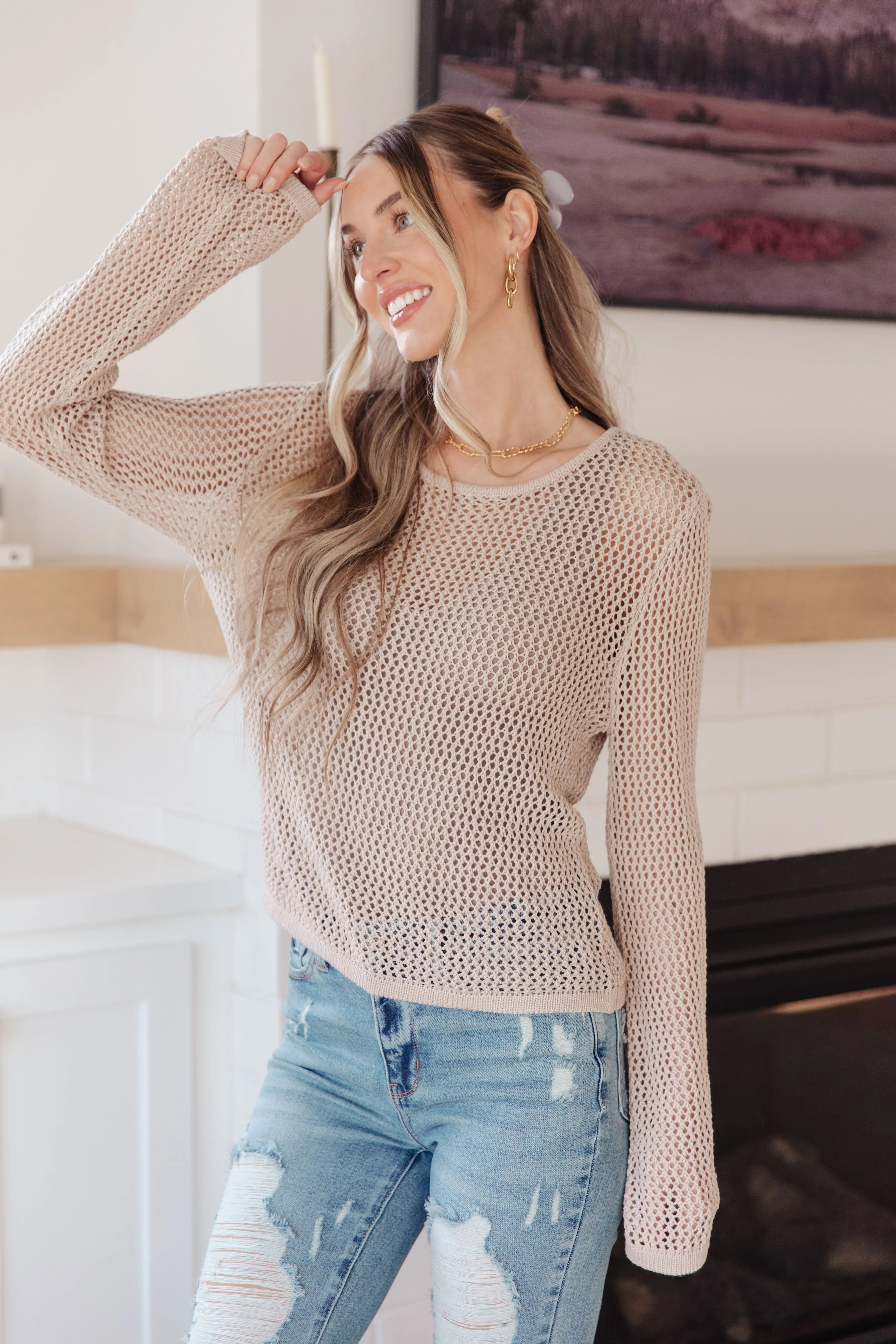 Mindy Loose Knit Top