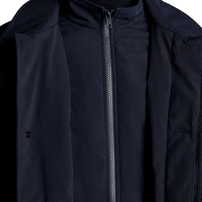 MORNING STRETCH RAINCOAT Man Navy 