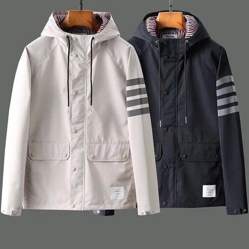 New Autumn Hoodie Jacket Men Clothing Korea Fashion