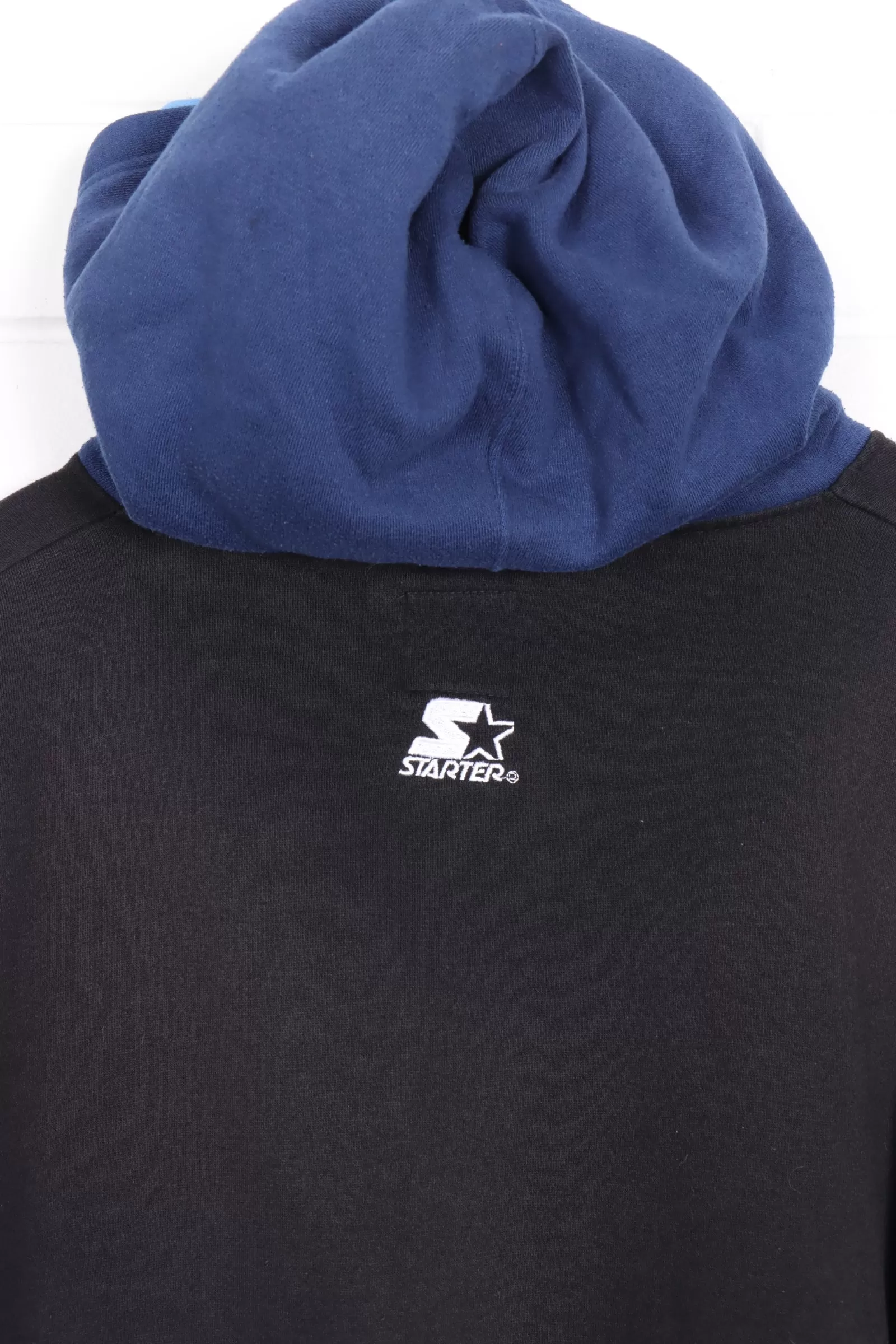 NFL Carolina Panthers Double Hood STARTER Hoodie (XXL)