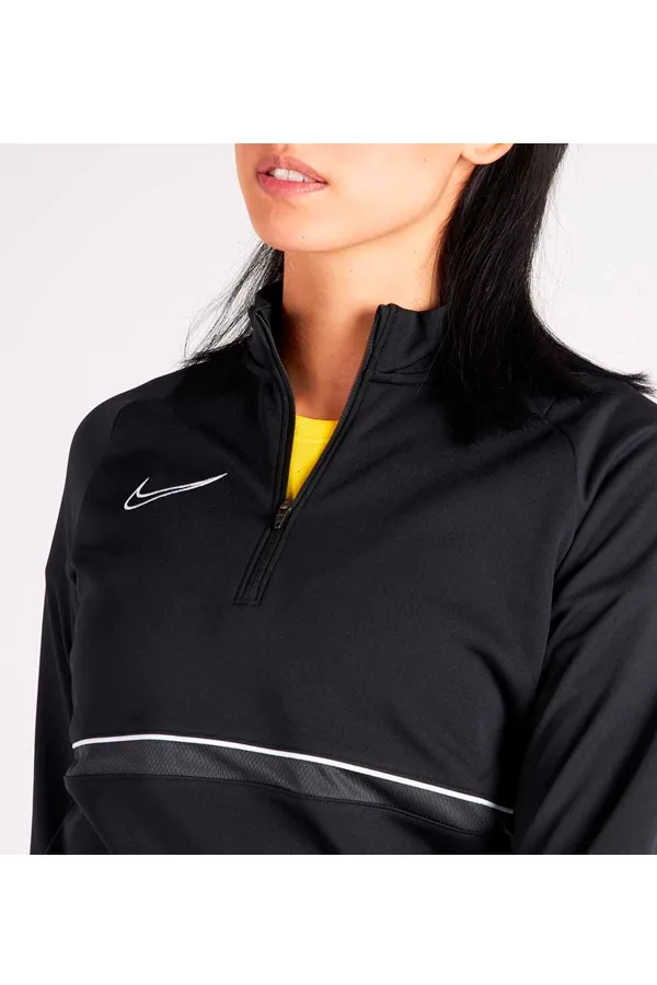 Nike Women Dri-FIT 1/4 Zip Academy Black