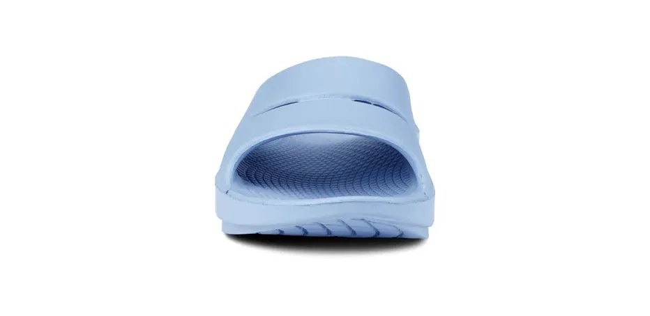 Oofos Ooahh Recovery Slide Sandal - Neptune Blue