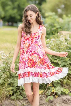 Papillon Floral Shift Dress