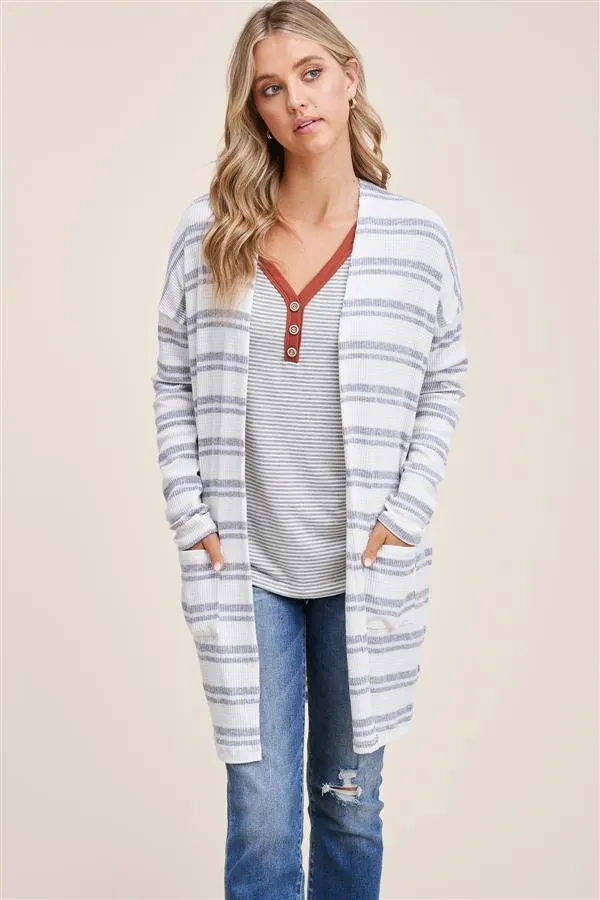 Parker Striped Cardigan