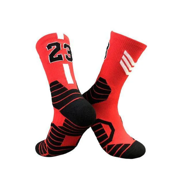 Professional Super Star Basketball Socks Elite Thick Sports Socks Non-slip Durable