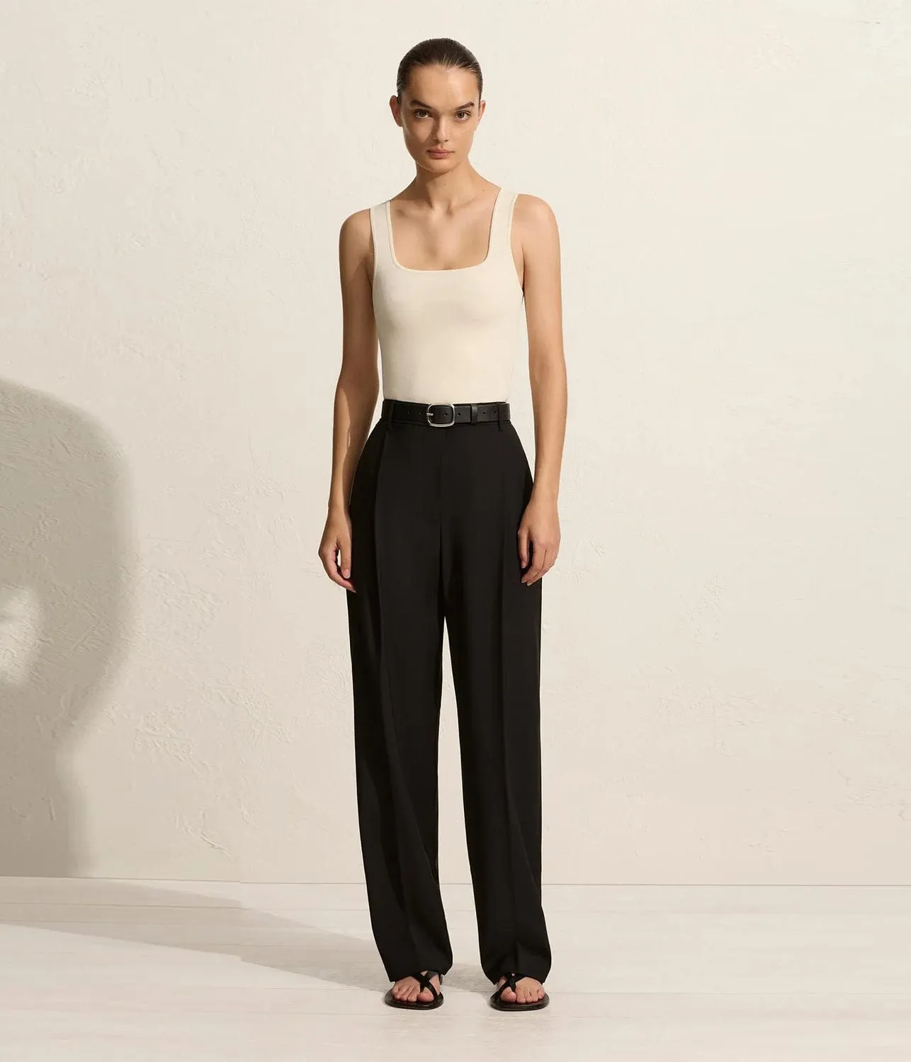 RELAXED TAILORED TROUSER BLACK