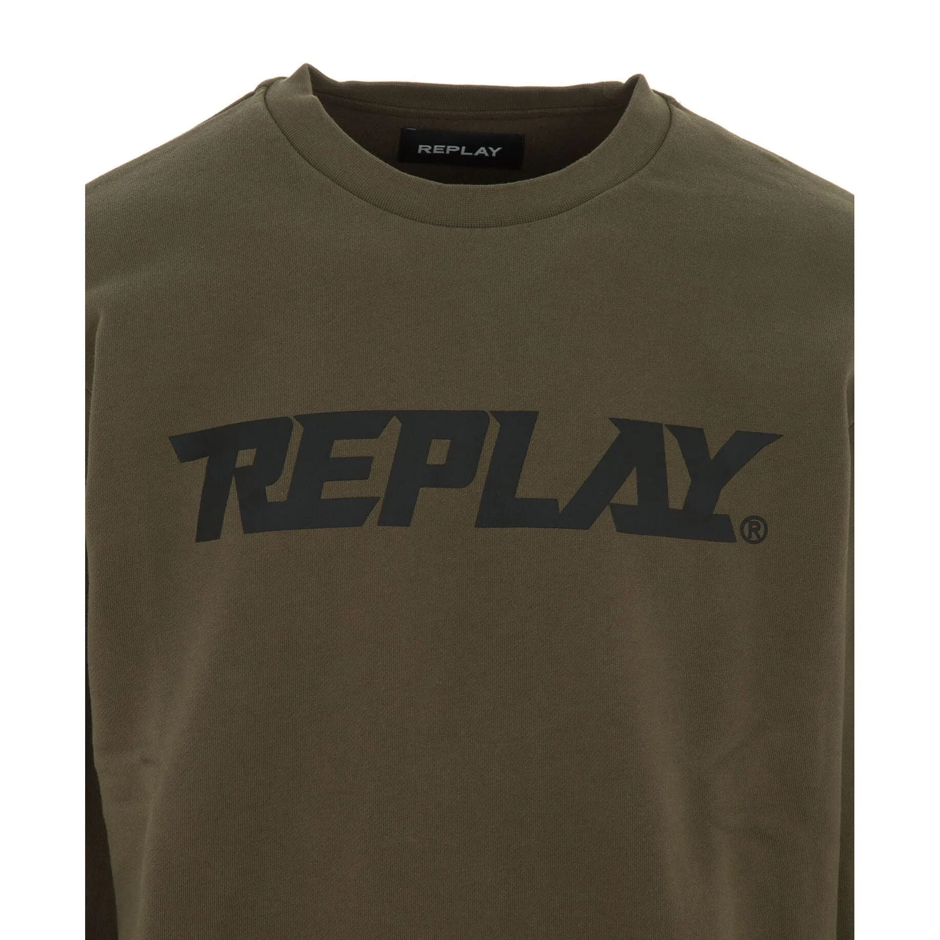 Replay M6705 21842 Sweat Top 928 Olive