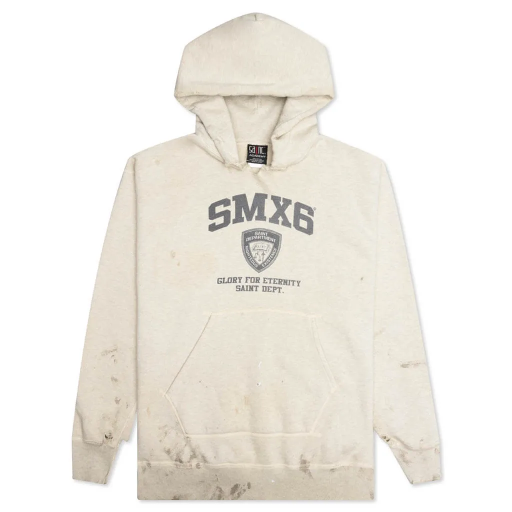 Saint Michael x Shermer Academy NYPD Hoodie - Grey