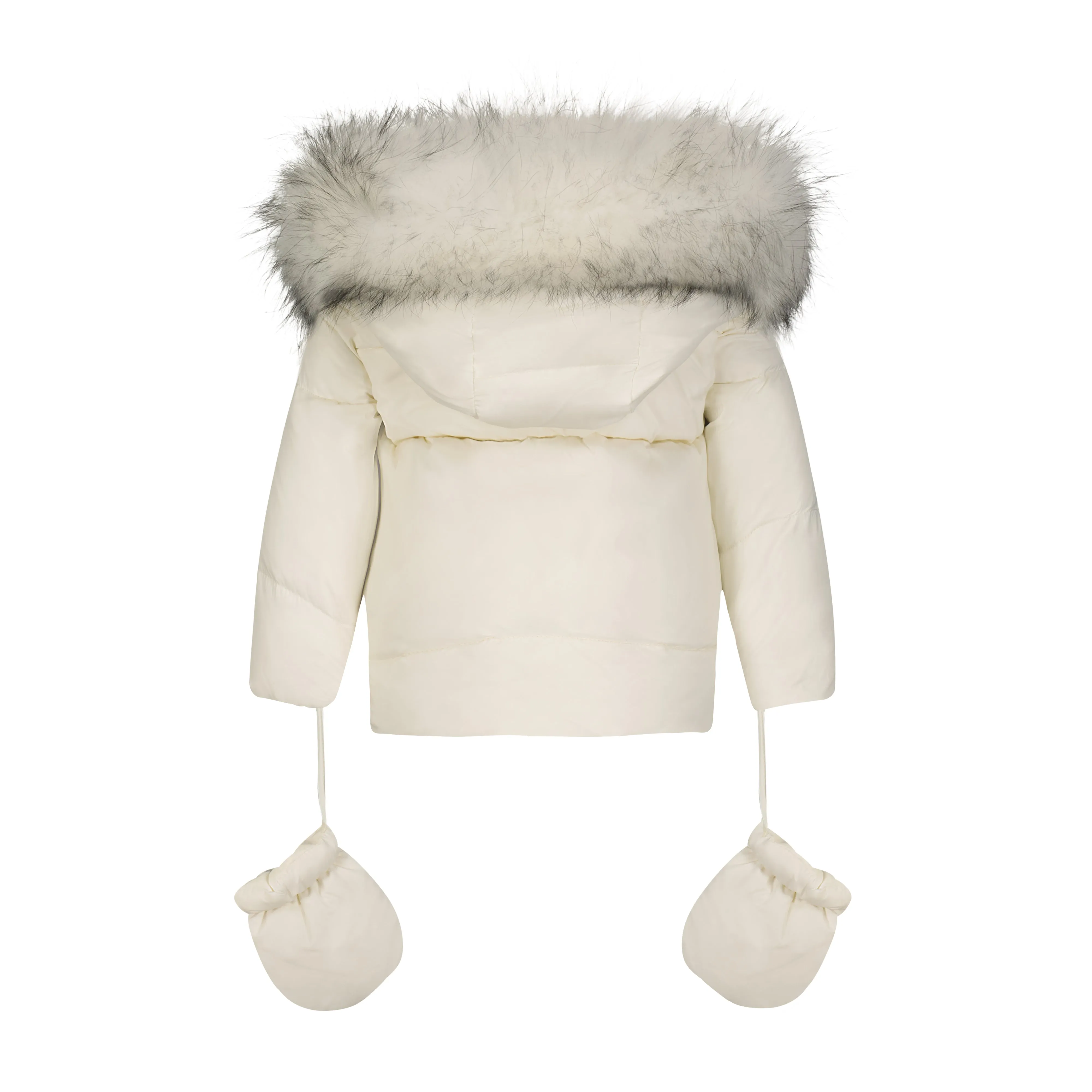 Scotch Bonnet Baby Classic Puffer Jacket w/ Fur Hood