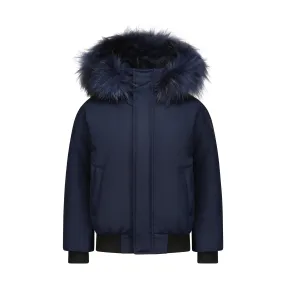 Scotch Bonnet Boy's Classic Bonber Jacket w/ Fur Hood