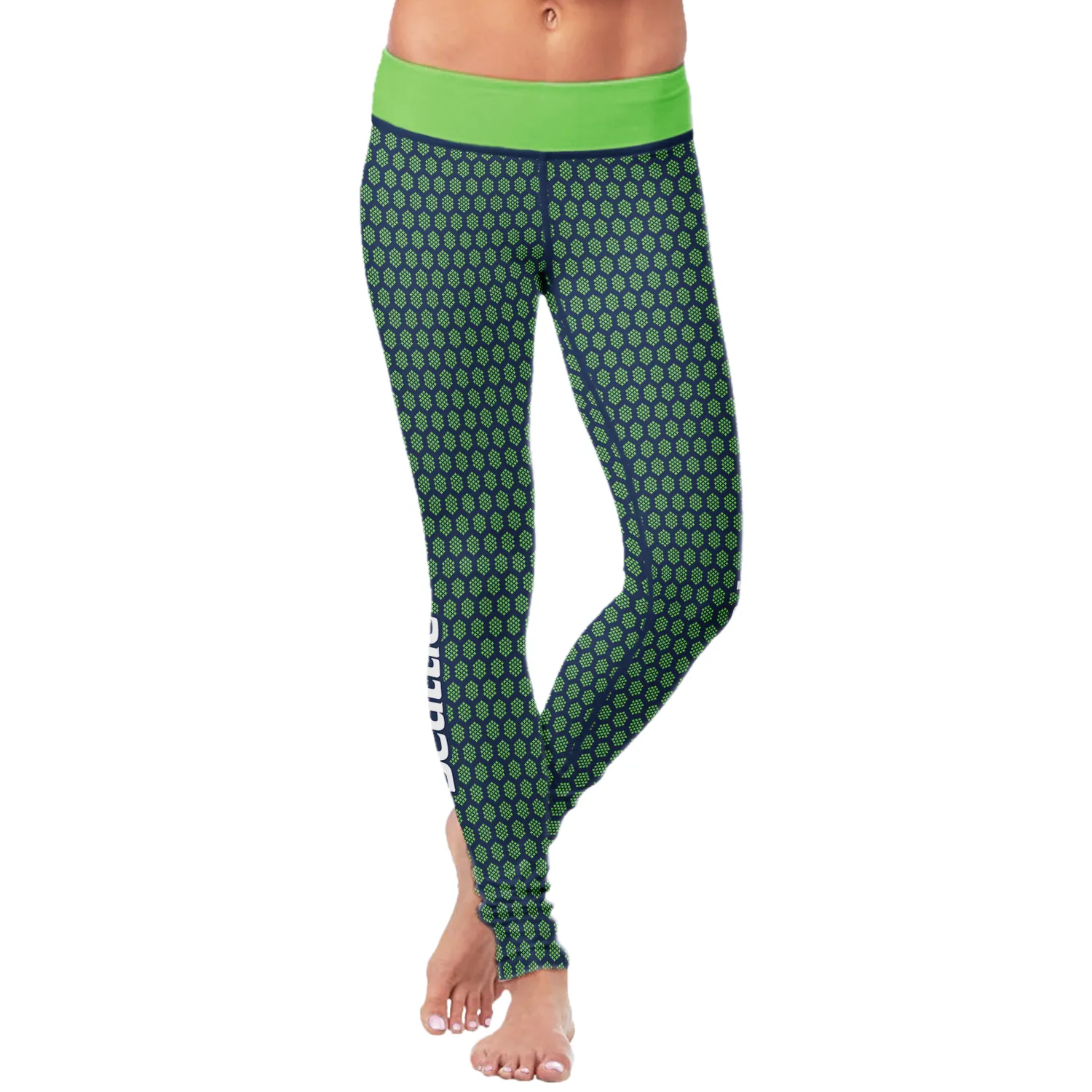 Seattle Honeycomb Football Leggings