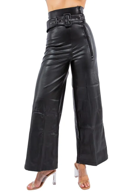 SEXY PU LEATHER PANTS