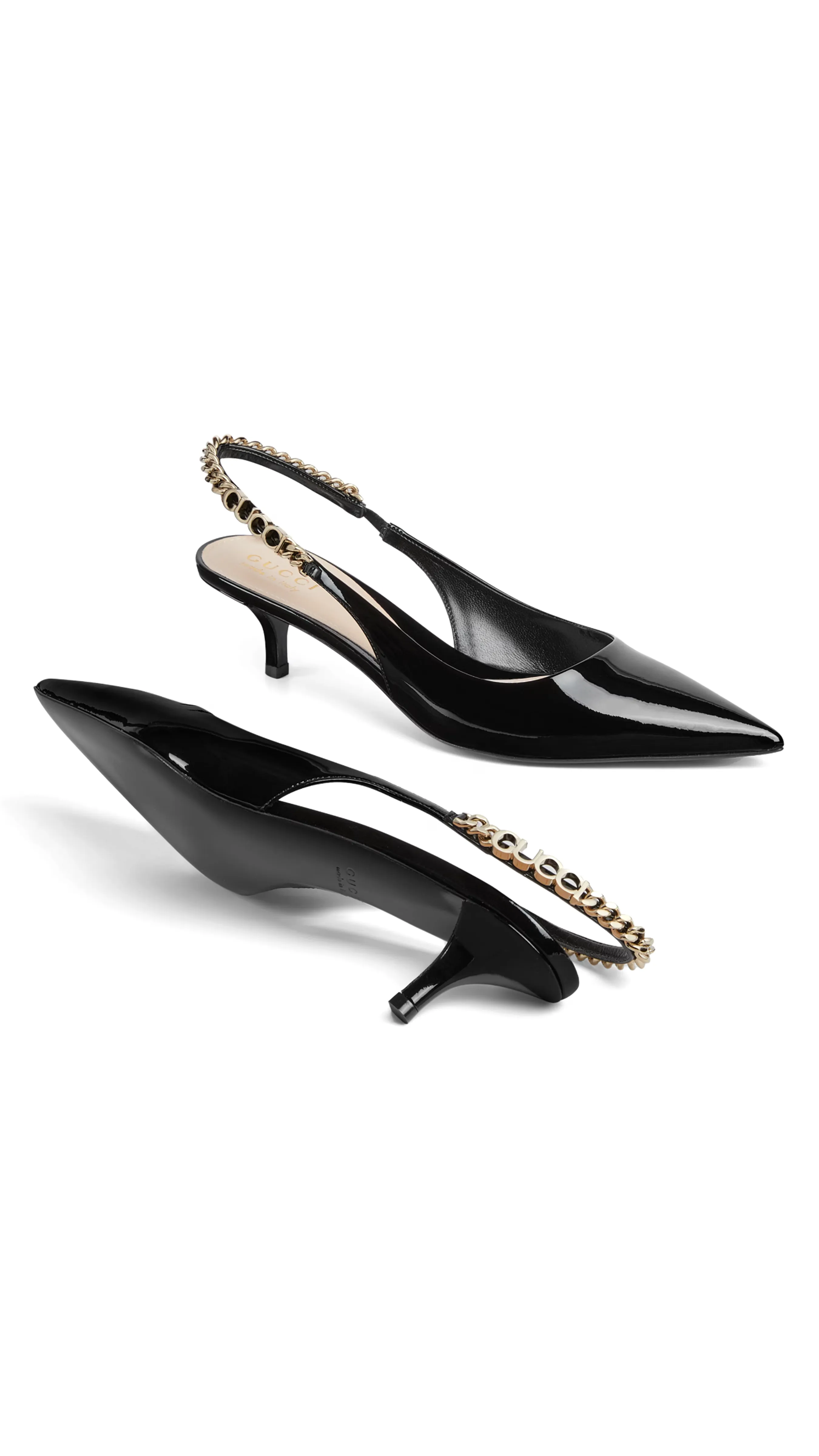 Signoria Low Slingback Pump - Black