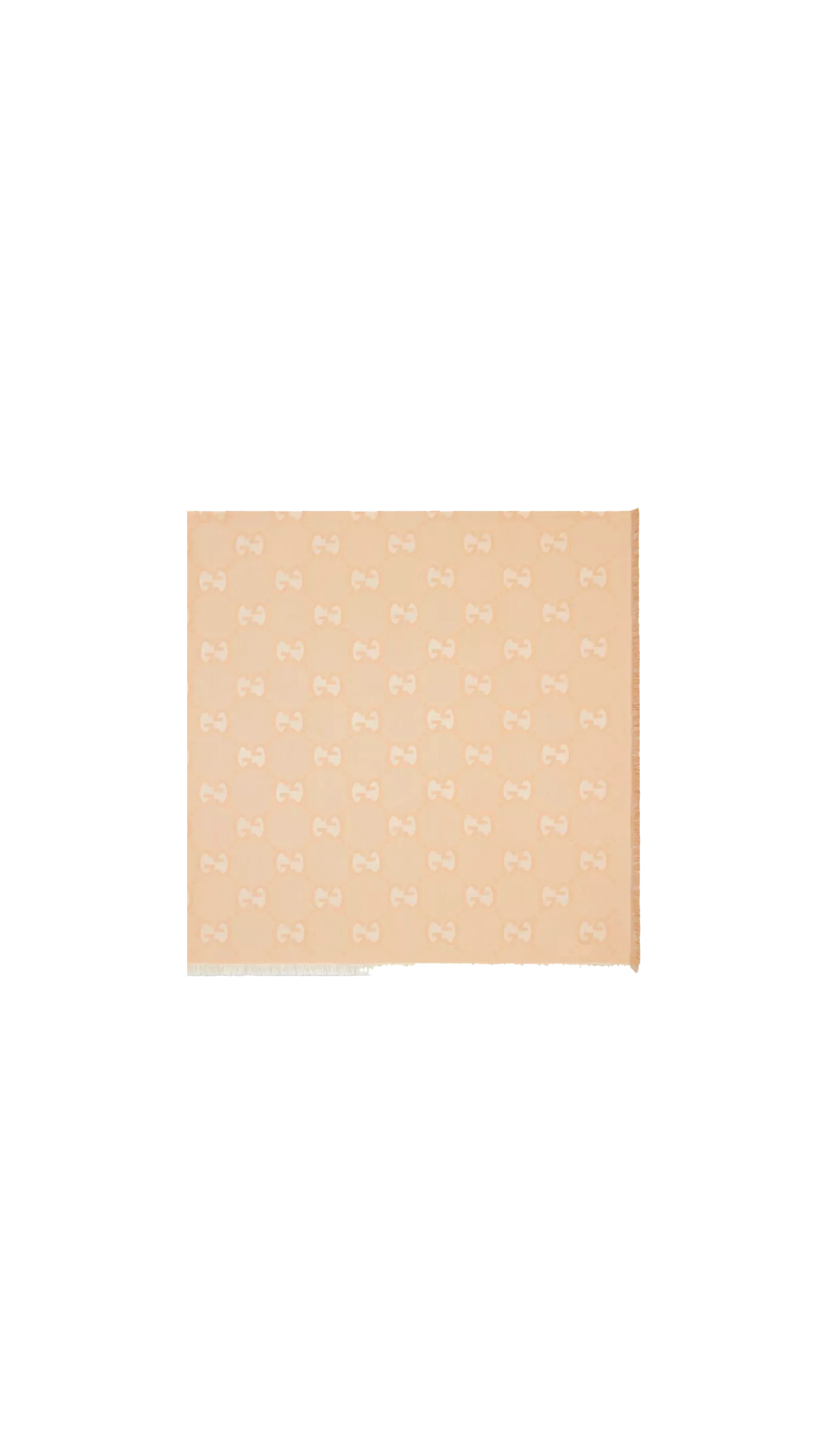 Silk Blend GG Scarf - Camel Ivory