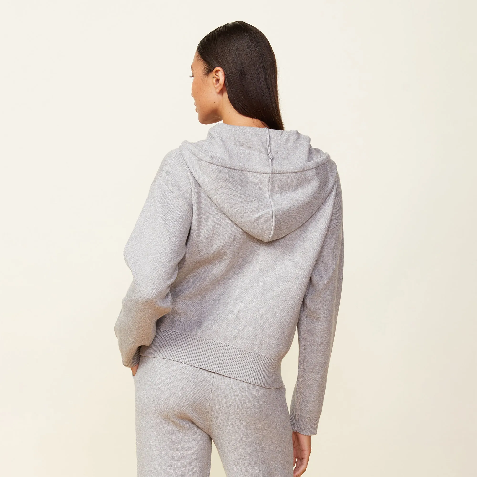 Soft Knit Zip Up Hoody