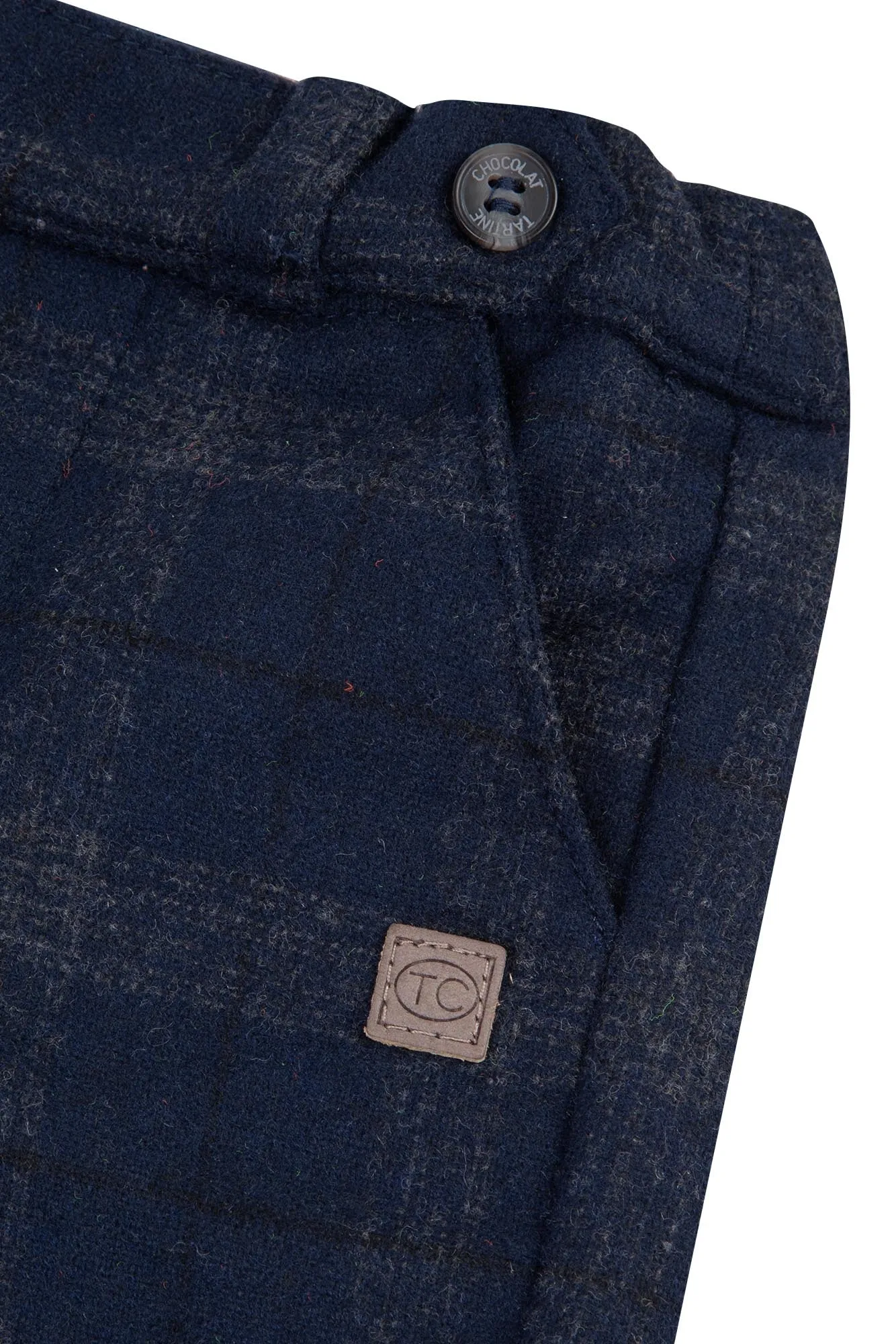 Tartine Boy's Plaid Wool Pants