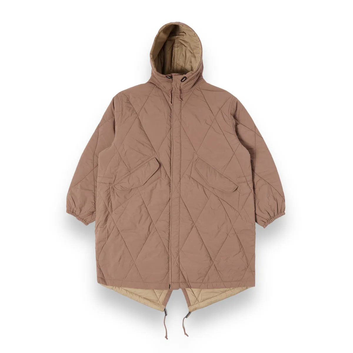 Universal Works Diamond Quilt Parka 29101 Diamond Qt Rec Nylon brown