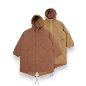 Universal Works Diamond Quilt Parka 29101 Diamond Qt Rec Nylon brown