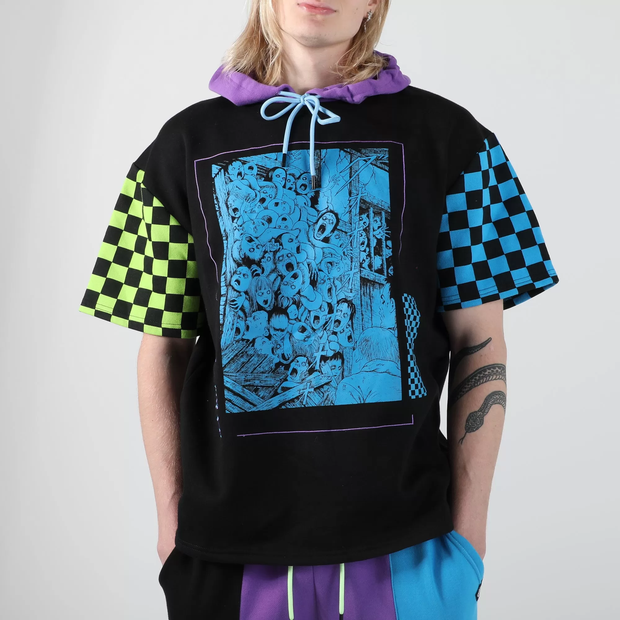 Uzumaki Glow In The Dark Short Sleeve Hoodie