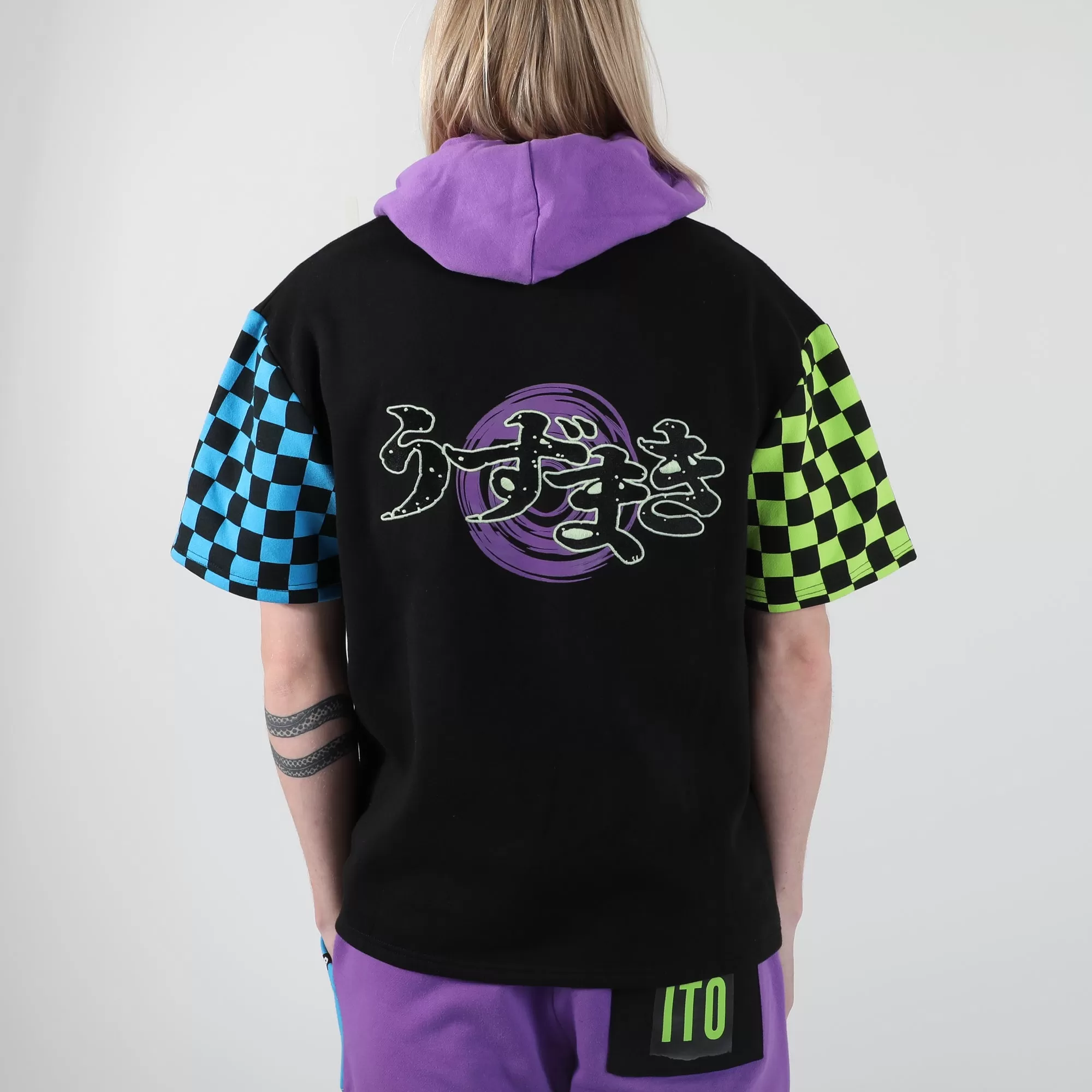 Uzumaki Glow In The Dark Short Sleeve Hoodie