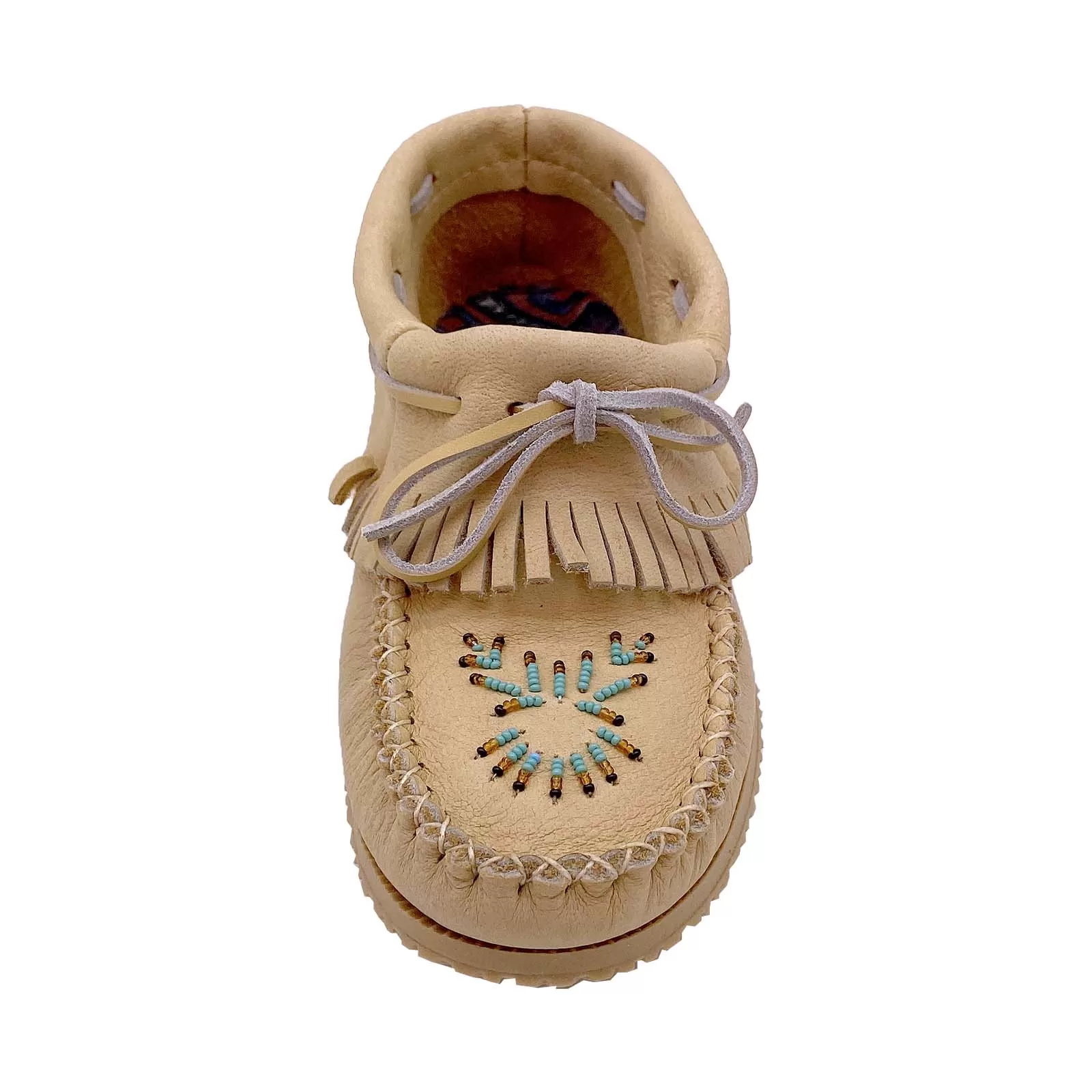 Women's Beaded Ankle Moccasin Shoes