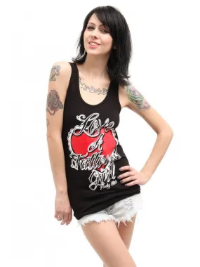 Women's Love A Tattooed Girl Racerback Tank