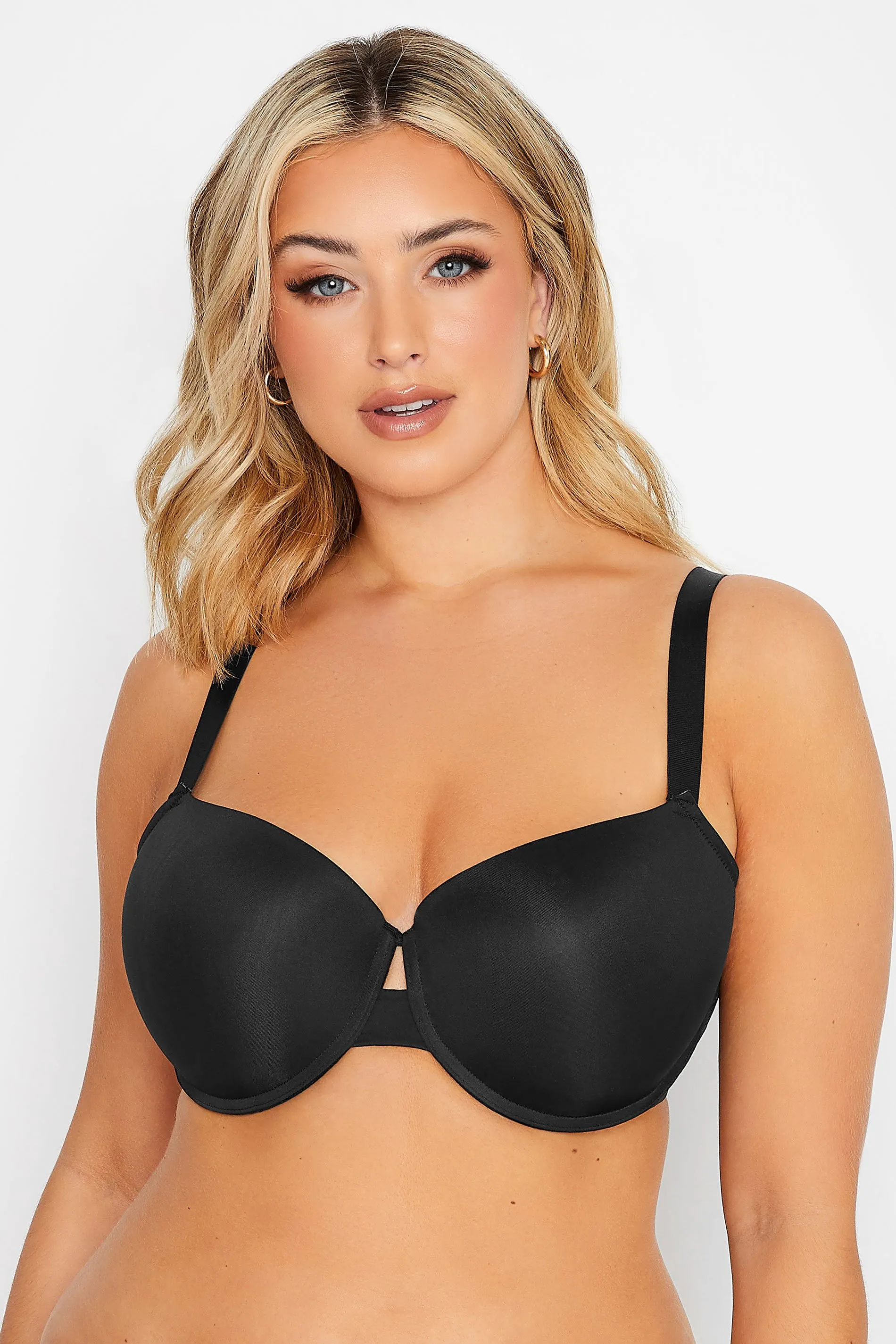 YOURS Curve Black Padded T-Shirt Bra