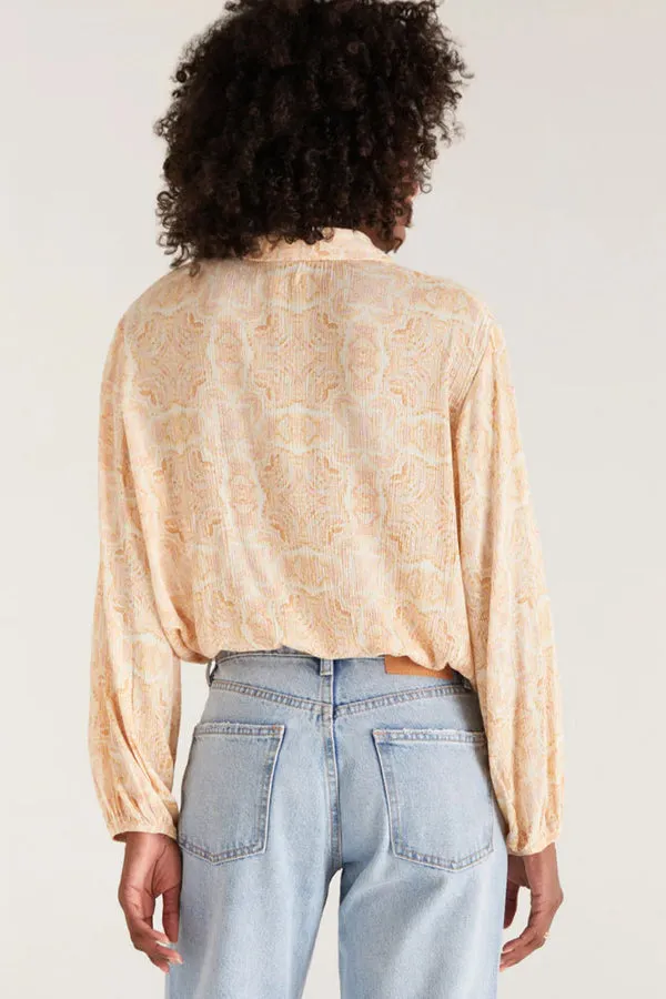 Z Supply Becca Medallion Blouse